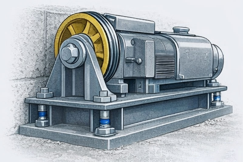 Traction Machine Mounting