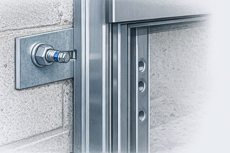 Elevator Door Frame Fixing